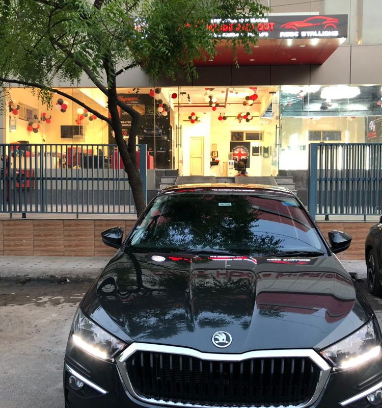 black slavia ppf in noida